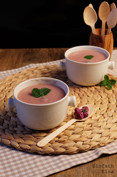Blumenkohl-lila-Suppe