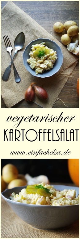 {Herzhaft} Vegetarischer Kartoffelsalat • Einfach Elsa