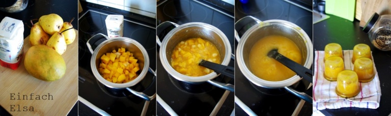 {Aufstriche&amp;Dips} Schnelle Birnen-Mango-Marmelade • Einfach Elsa
