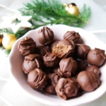 Pralinen-Schokolade-Amaretto-Trüffel