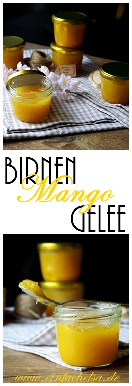 Schnelle Mango Birnen Marmelade